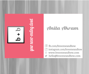 Business Card Design by masIO for Broome + Bow | Design: #2722635