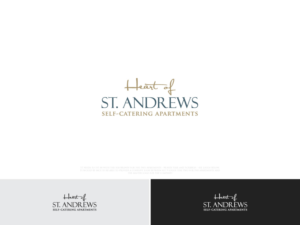 Heart of St Andrews self-catering apartments | Logo Design by Kejo87
