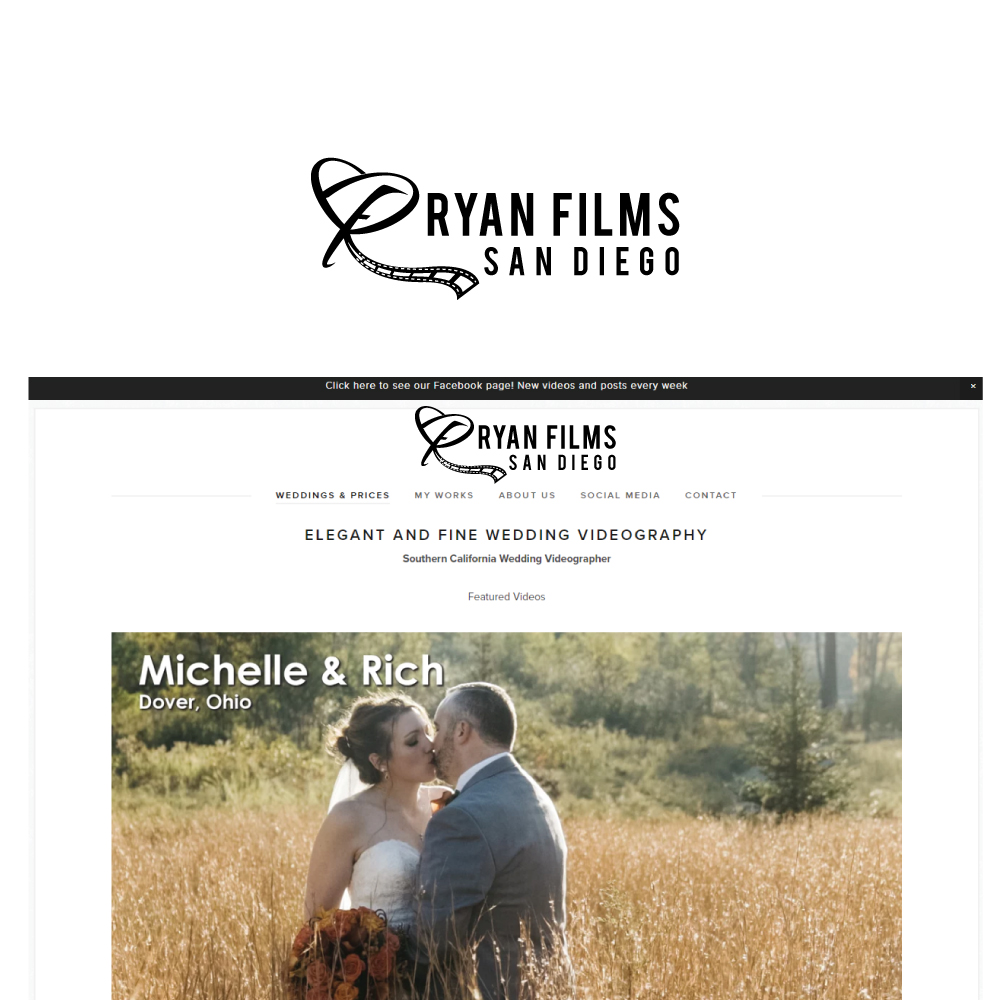 Logo Design by motionlogo101 for Ryan Films San Diego | Design #17054355