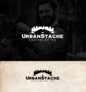UrbanStache Grooming Co. | Logo Design by Firstception