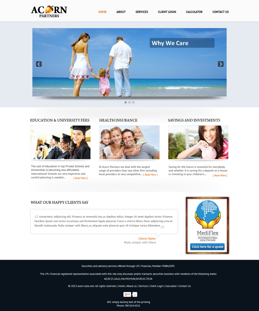 Web Design by Sid for this project | Design #2696526