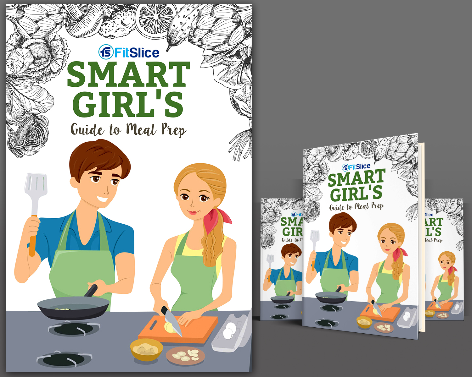 eBook Cover Design by EA5Designs for FitSlice Inc. | Design #16861006