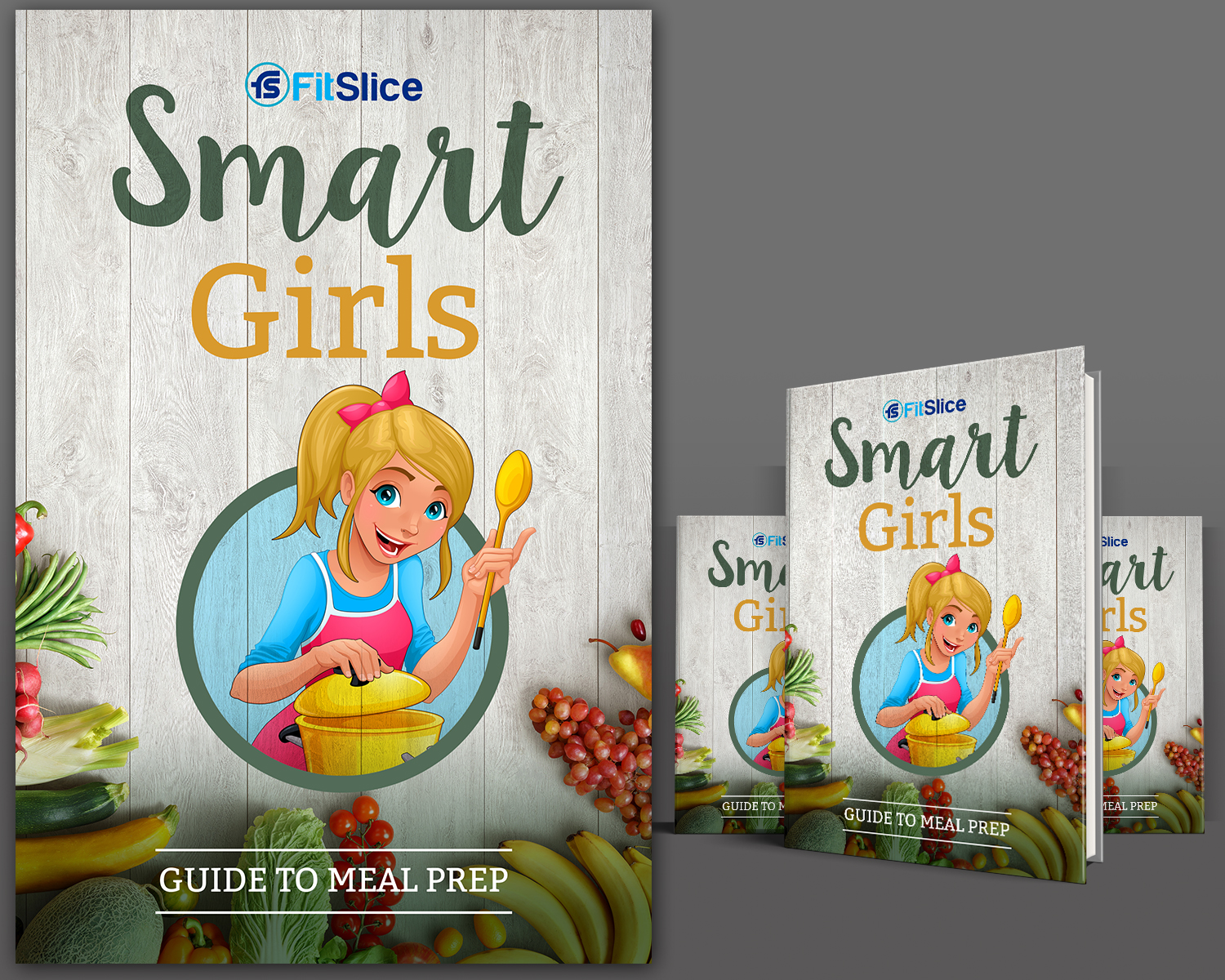 eBook Cover Design by EA5Designs for FitSlice Inc. | Design #16875361