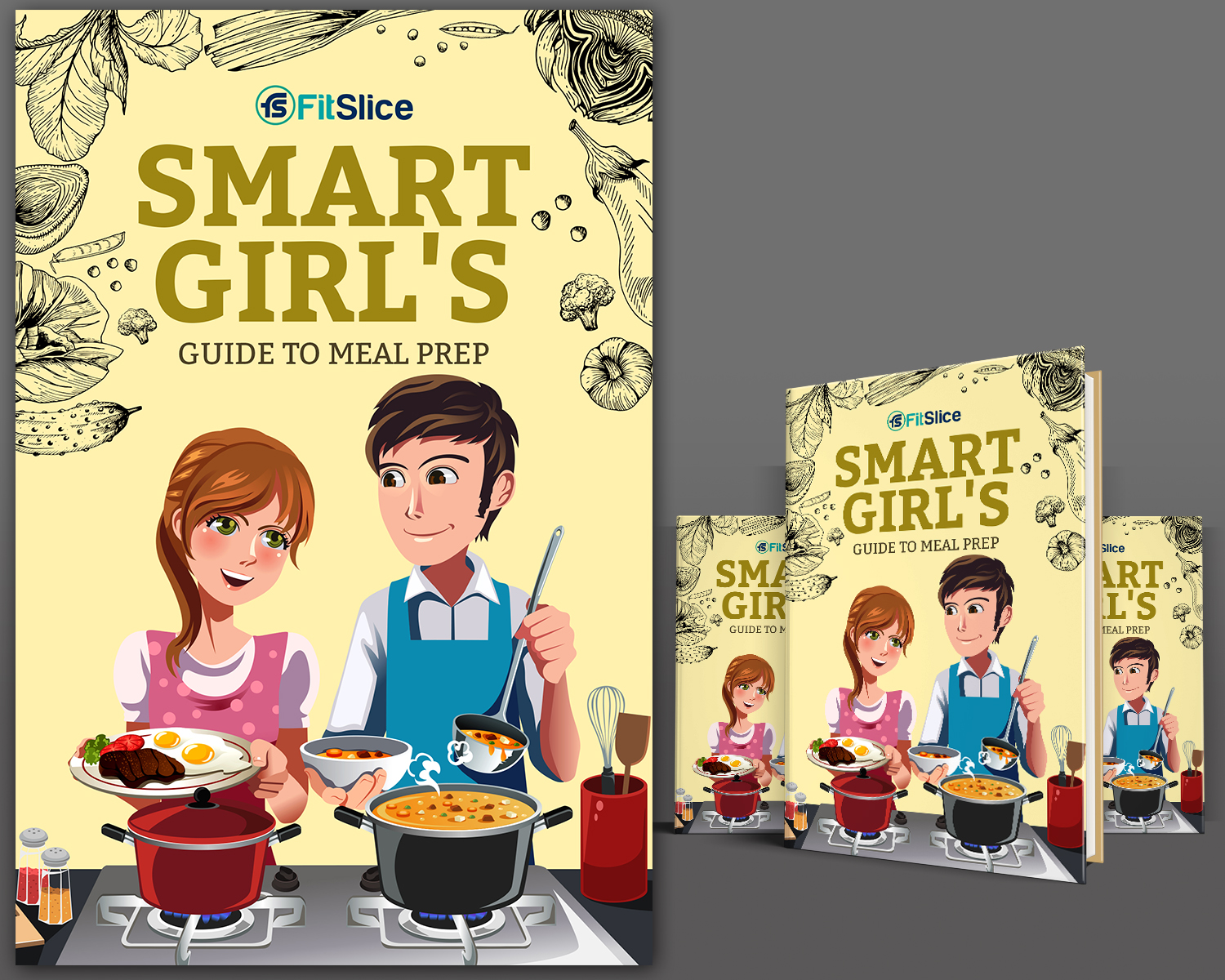 eBook Cover Design by EA5Designs for FitSlice Inc. | Design #16885133