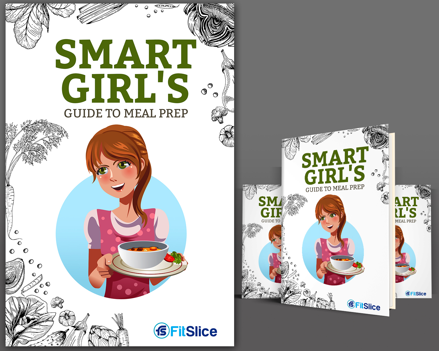 eBook Cover Design by EA5Designs for FitSlice Inc. | Design #16885294