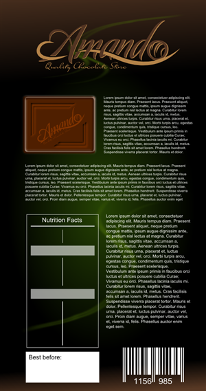 Packaging Design by Giovanni for Amando | Design: #618379