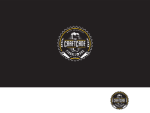 The CraftCade Pinball + Bar /  Near Southside Ft. Worth TX | Diseño de Logo por ArtTank