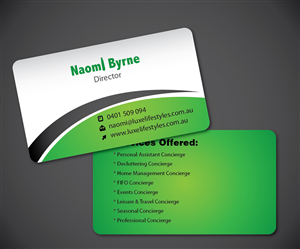 Business Card Design by joliau for this project | Design: #2683039