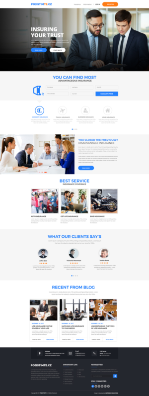 Web Design by Black Stallions Impressive Solutions for this project | Design #16882629