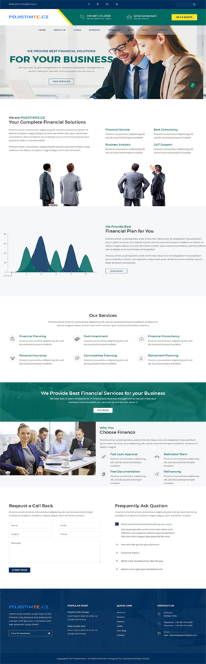 Web Design by RWDStudio for this project | Design: #16895752