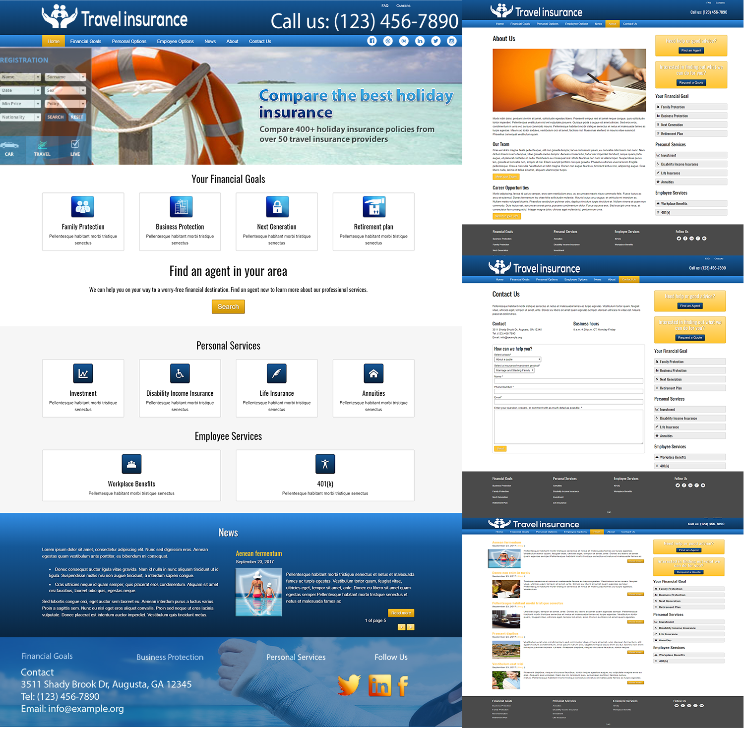 Web Design by Grebowiec Peter for this project | Design #16881217