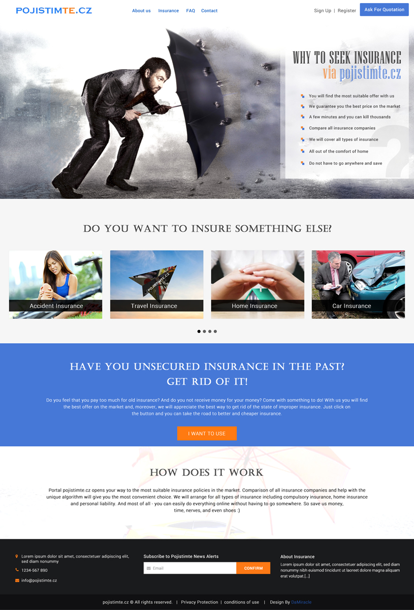 Web Design by Da Miracle for this project | Design #16965468