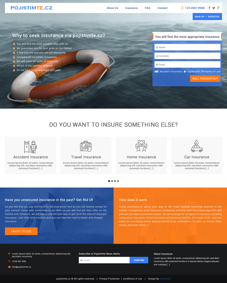 Web Design by Da Miracle for this project | Design #16965469