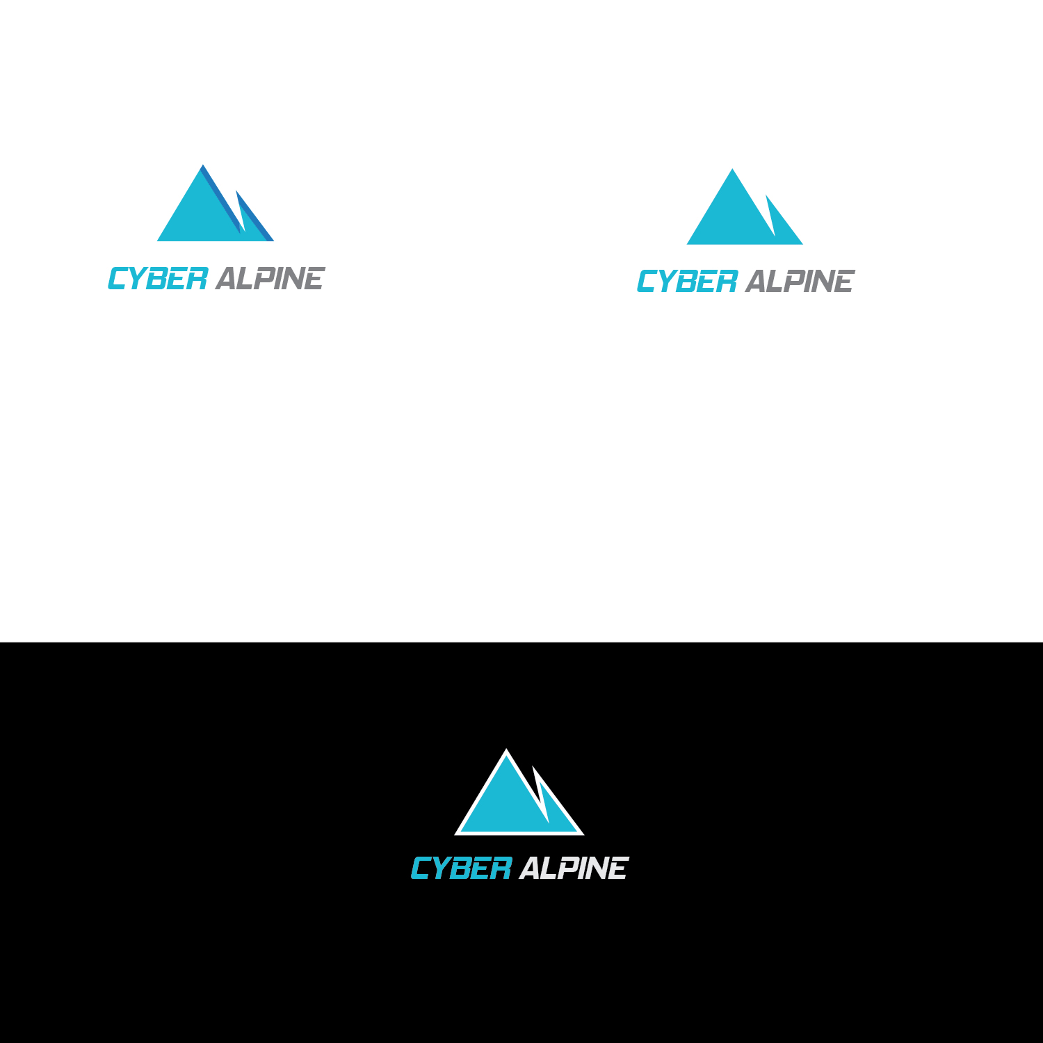 Logo-Design von ESAY für Cyber Alpine  | Design #16926385