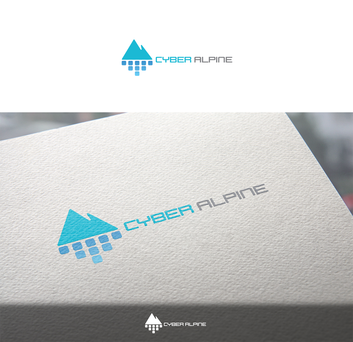 Logo-Design von ESAY für Cyber Alpine  | Design #16926392