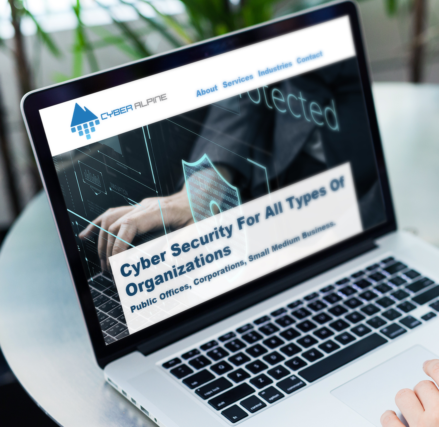 Logo-Design von ESAY für Cyber Alpine  | Design #16926393