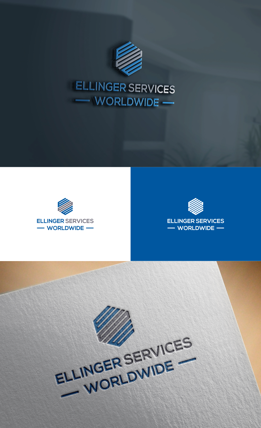 Diseño de Logo por natama 2 para Ellinger Services Worldwide, Inc. | Diseño: #16936273