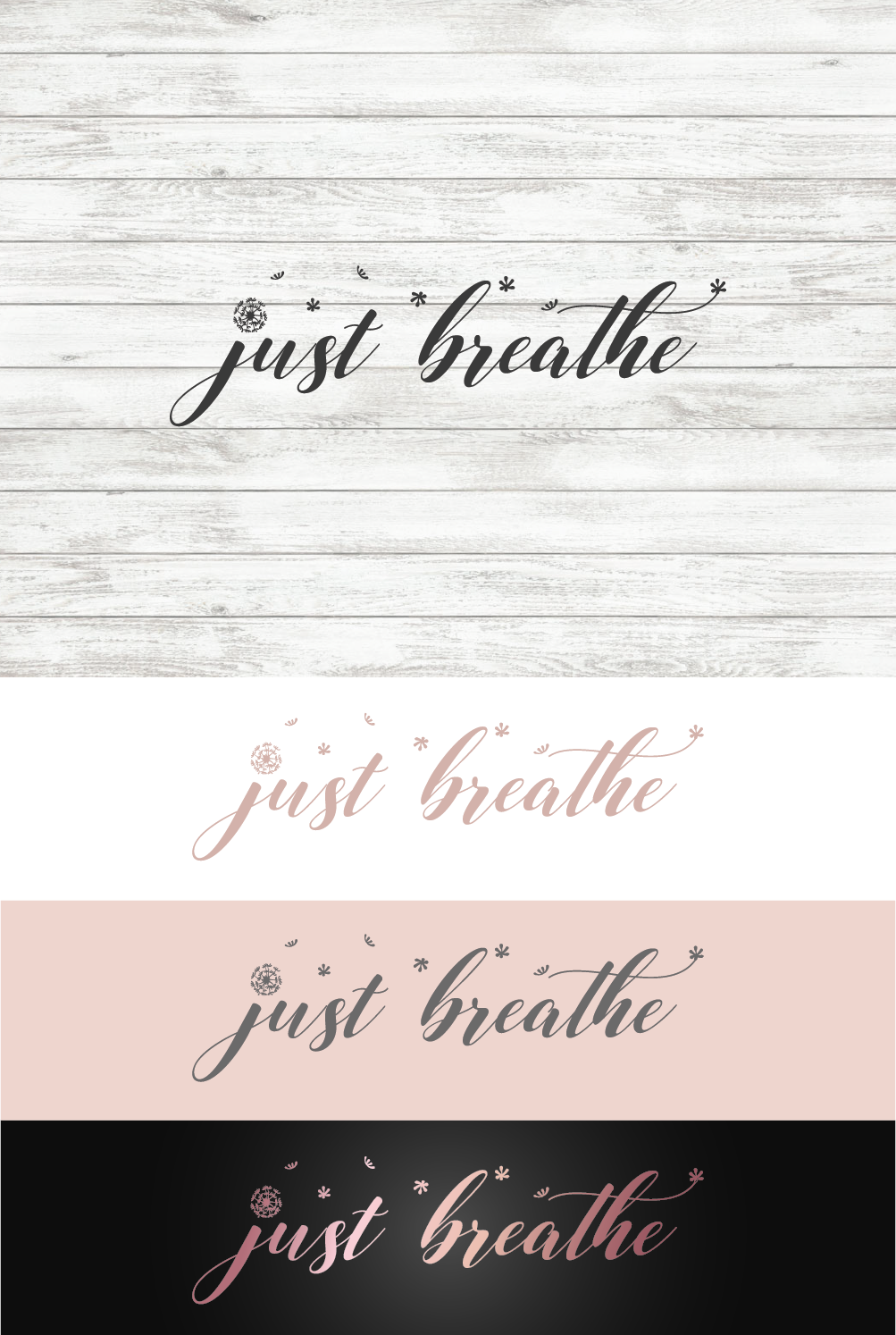 Logo Design by Wild Geek for Just Breathe | Design #16918069