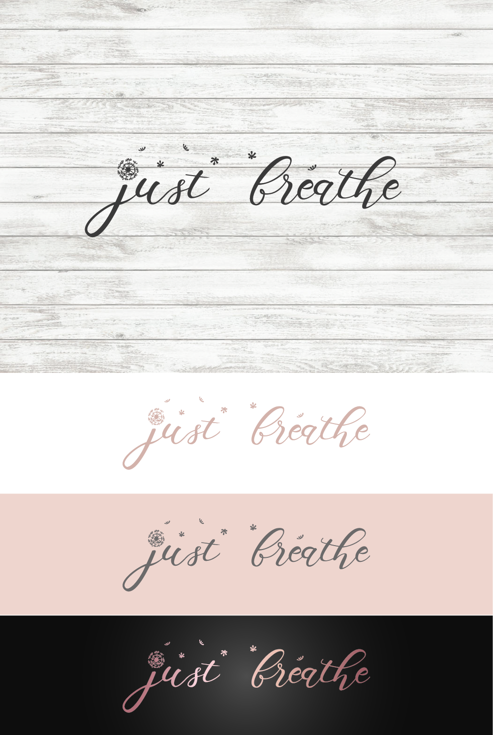 Logo Design by Wild Geek for Just Breathe | Design #16918072
