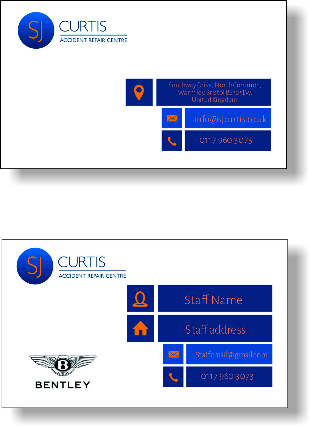 Business Card Design by Guneet kaur for this project | Design #17231197