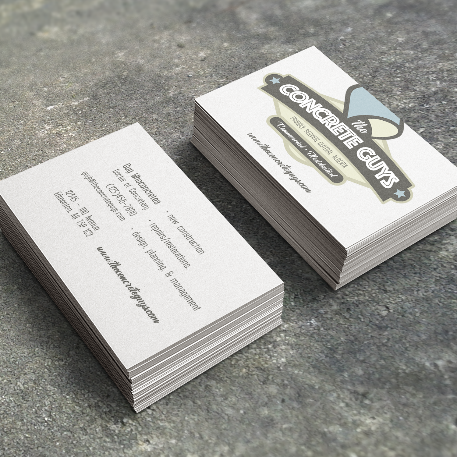 Logo Design by w92n for The Concrete Guys Inc. | Design #16985442