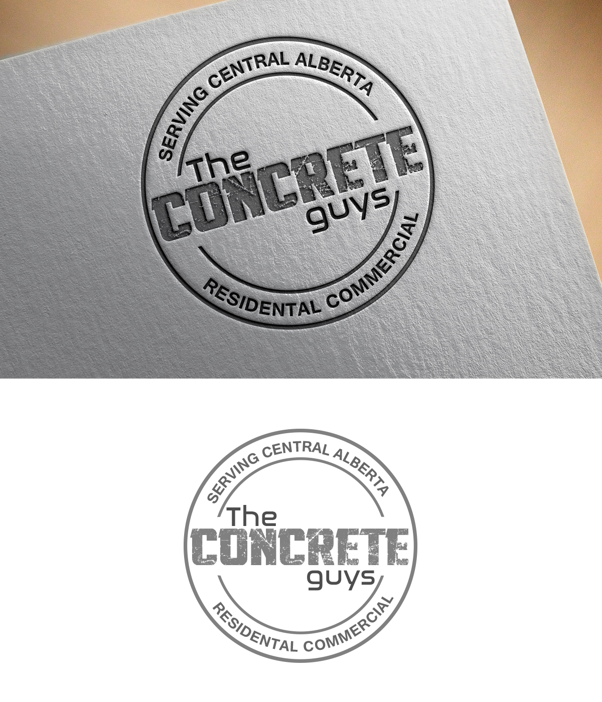 Logo Design by supercreative for The Concrete Guys Inc. | Design #16885551