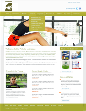 Web Design by pb for this project | Design: #634135