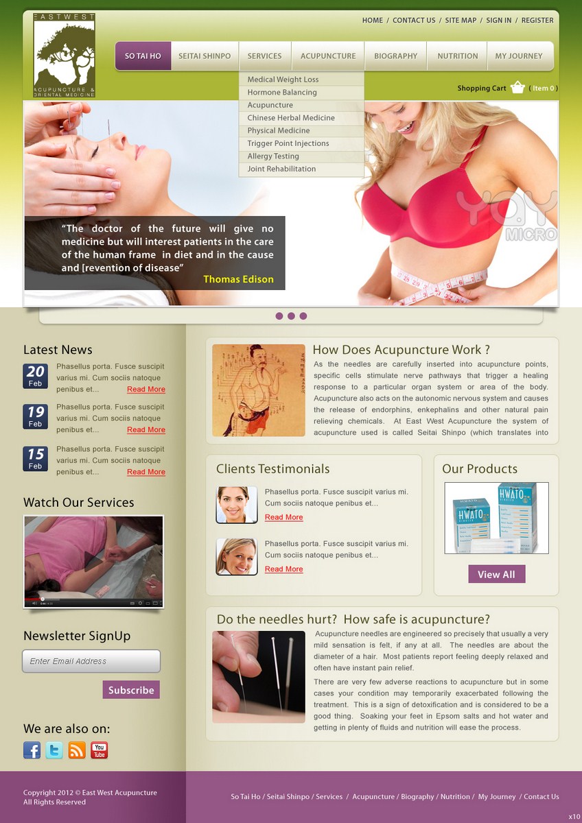 Web Design by pb for this project | Design #634830