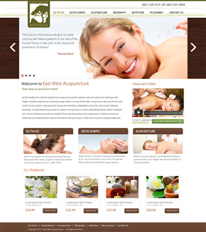East West Website | Web-Design von OM