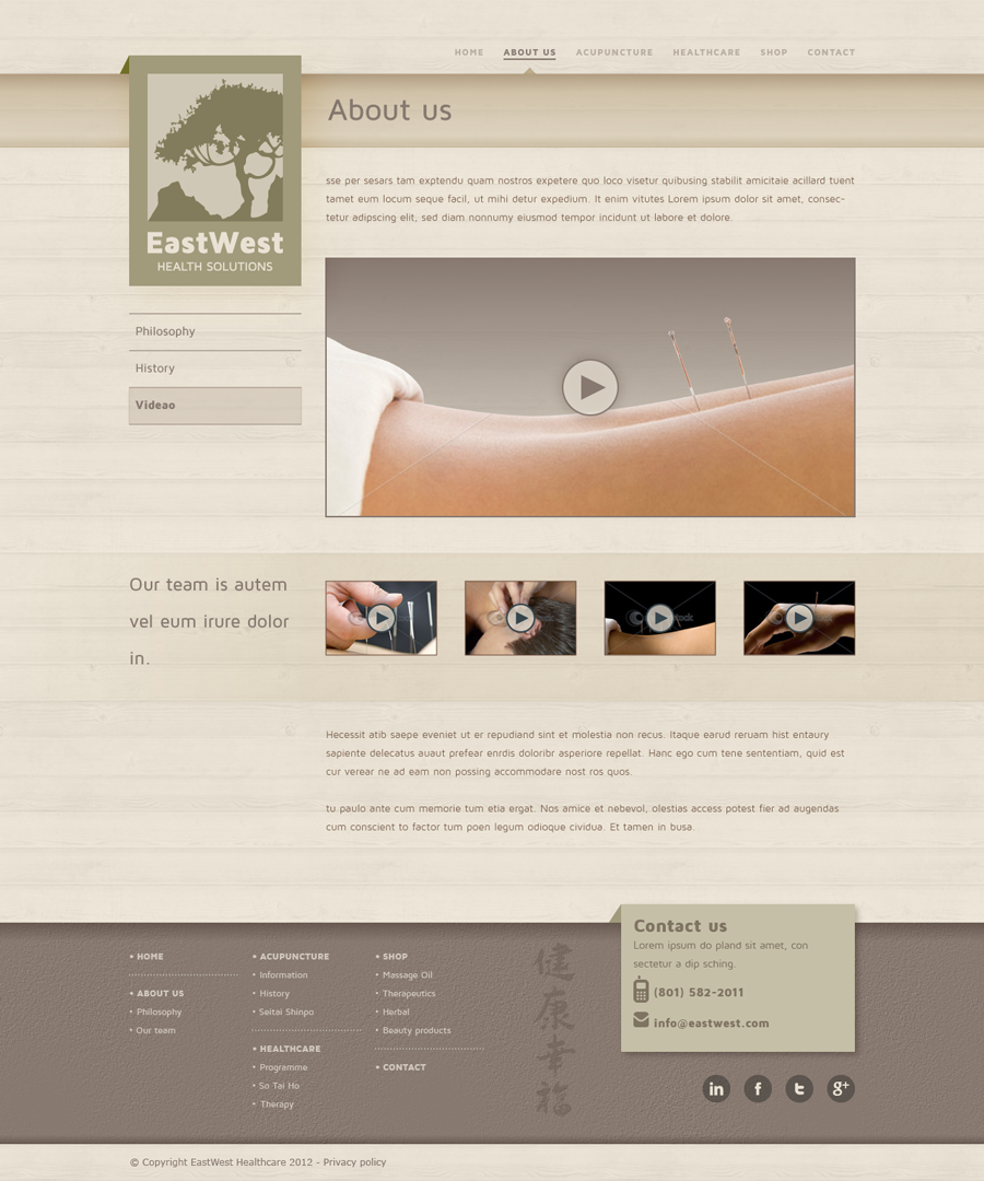 Web Design by Raoul Camion for this project | Design #639057