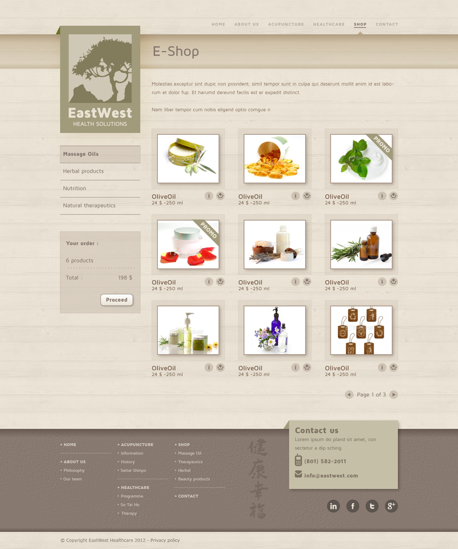 Web Design by Raoul Camion for this project | Design #639059