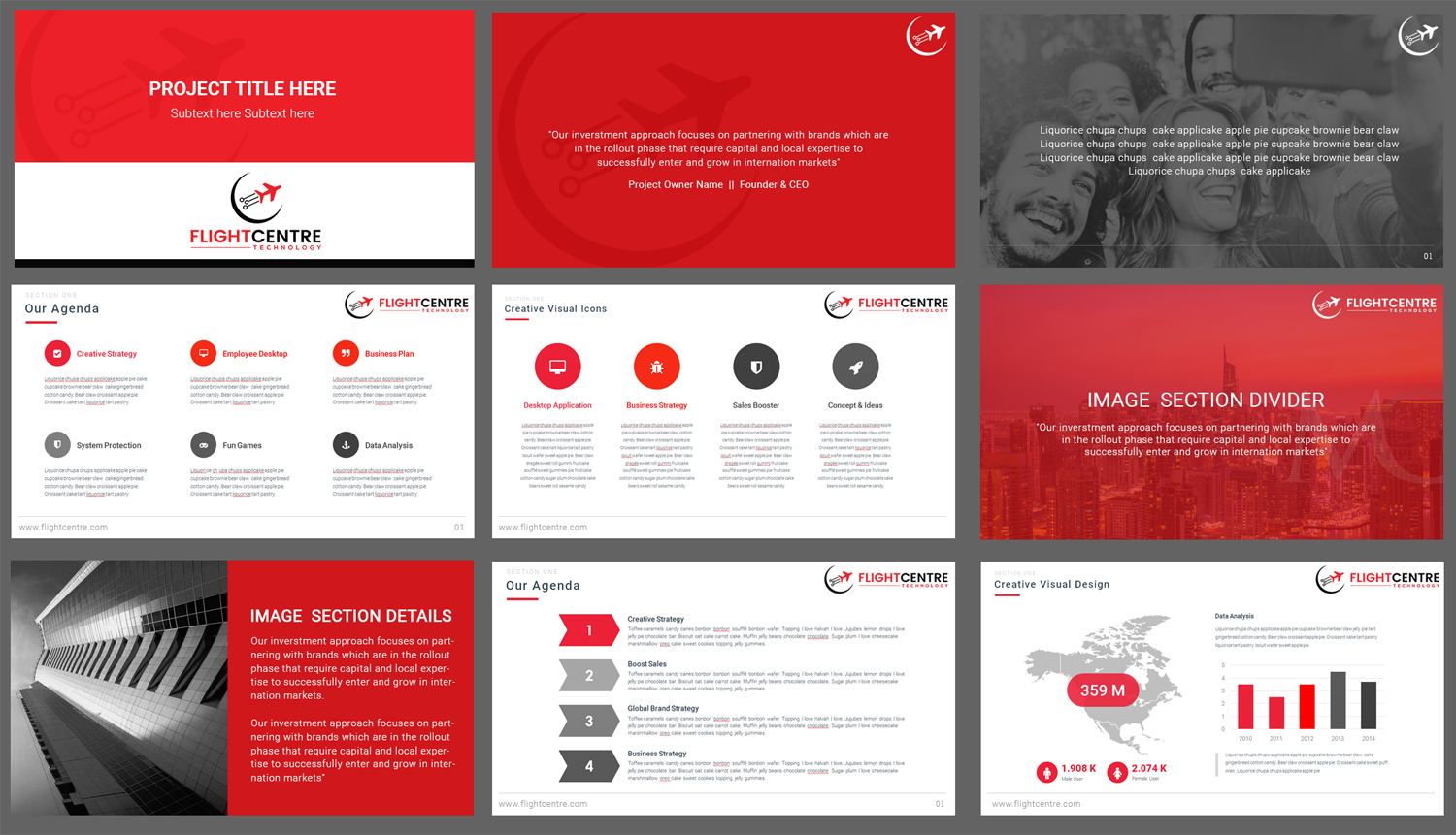 Diseño de PowerPoint por Best Design Hub para Flight Centre Travel Group | Diseño #16870607