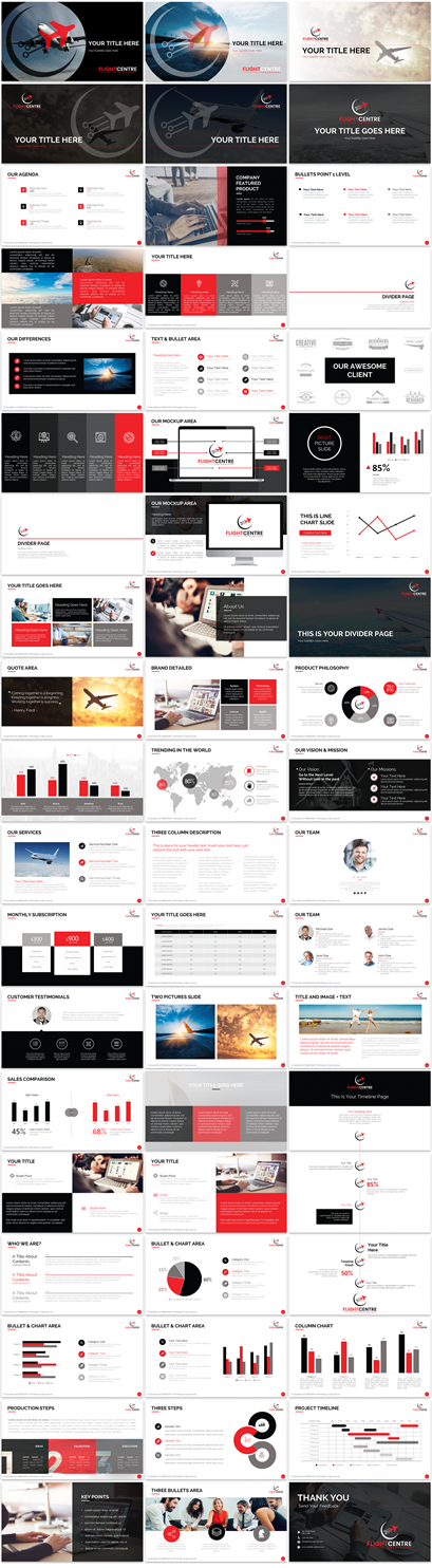 Diseño de PowerPoint por Imazing para Flight Centre Travel Group | Diseño #16877228