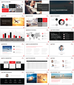 PowerPoint Design by Imazing for Flight Centre Travel Group | Design: #16877230