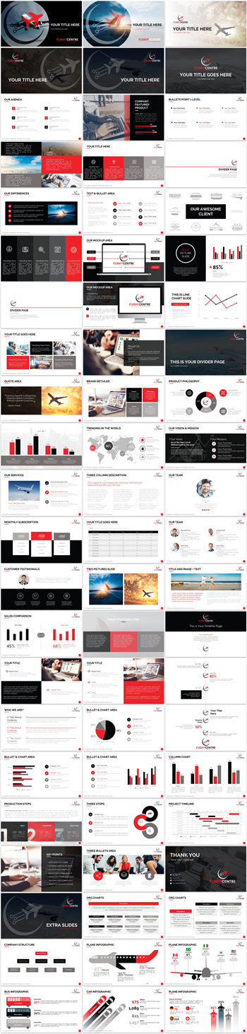 PowerPoint Design by Imazing for Flight Centre Travel Group | Design: #16928454