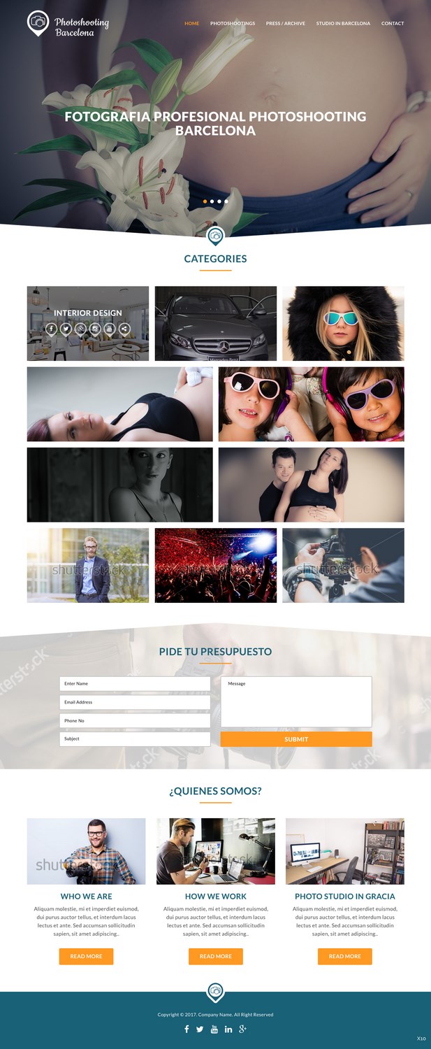 Web Design by pb for Art Studio Bernal Saccon S.L. | Design #16895563