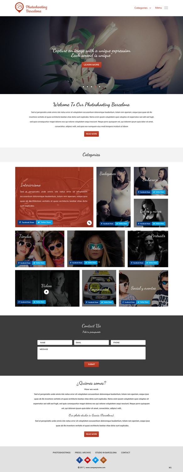 Web Design by pb for Art Studio Bernal Saccon S.L. | Design #16895565