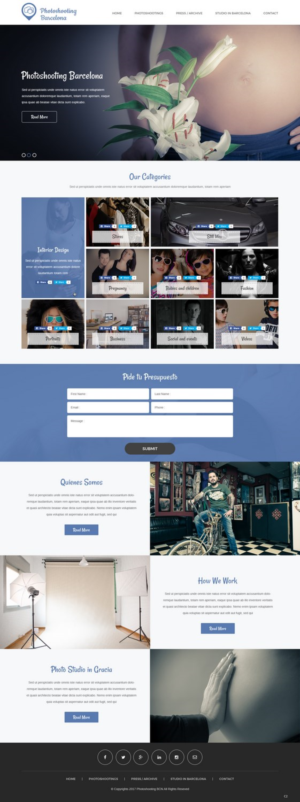 Web Design by pb for Art Studio Bernal Saccon S.L. | Design: #16895570