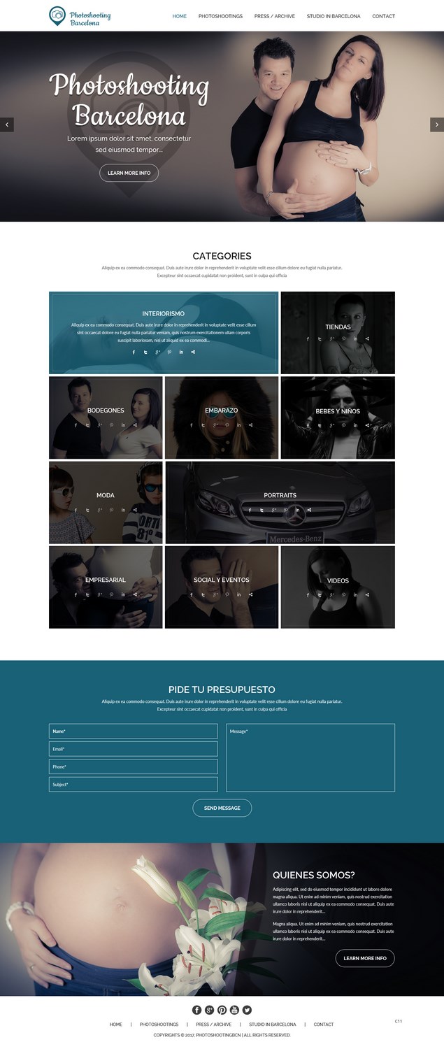 Web Design by pb for Art Studio Bernal Saccon S.L. | Design #16895571