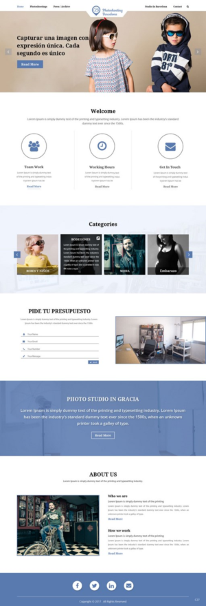 Web Design by pb for Art Studio Bernal Saccon S.L. | Design: #16895572