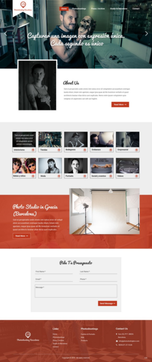 Web Design by pb for Art Studio Bernal Saccon S.L. | Design: #16895573