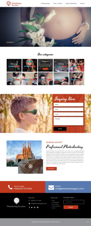 Web Design by pb for Art Studio Bernal Saccon S.L. | Design: #16895575