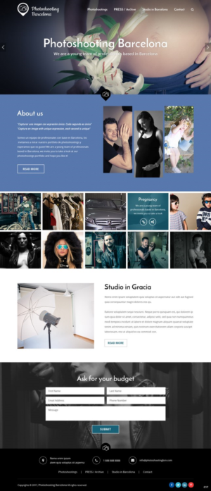 Web Design by pb for Art Studio Bernal Saccon S.L. | Design: #16895579