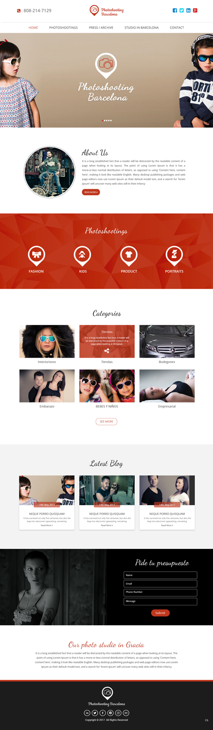 Web Design by pb for Art Studio Bernal Saccon S.L. | Design #16895580