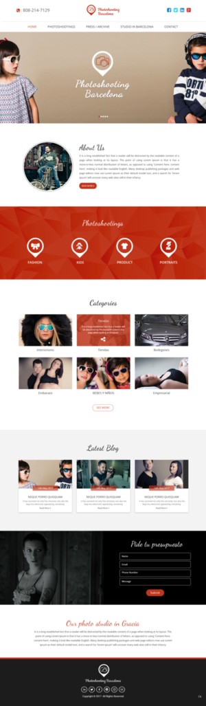 Web Design by pb for Art Studio Bernal Saccon S.L. | Design: #16895580