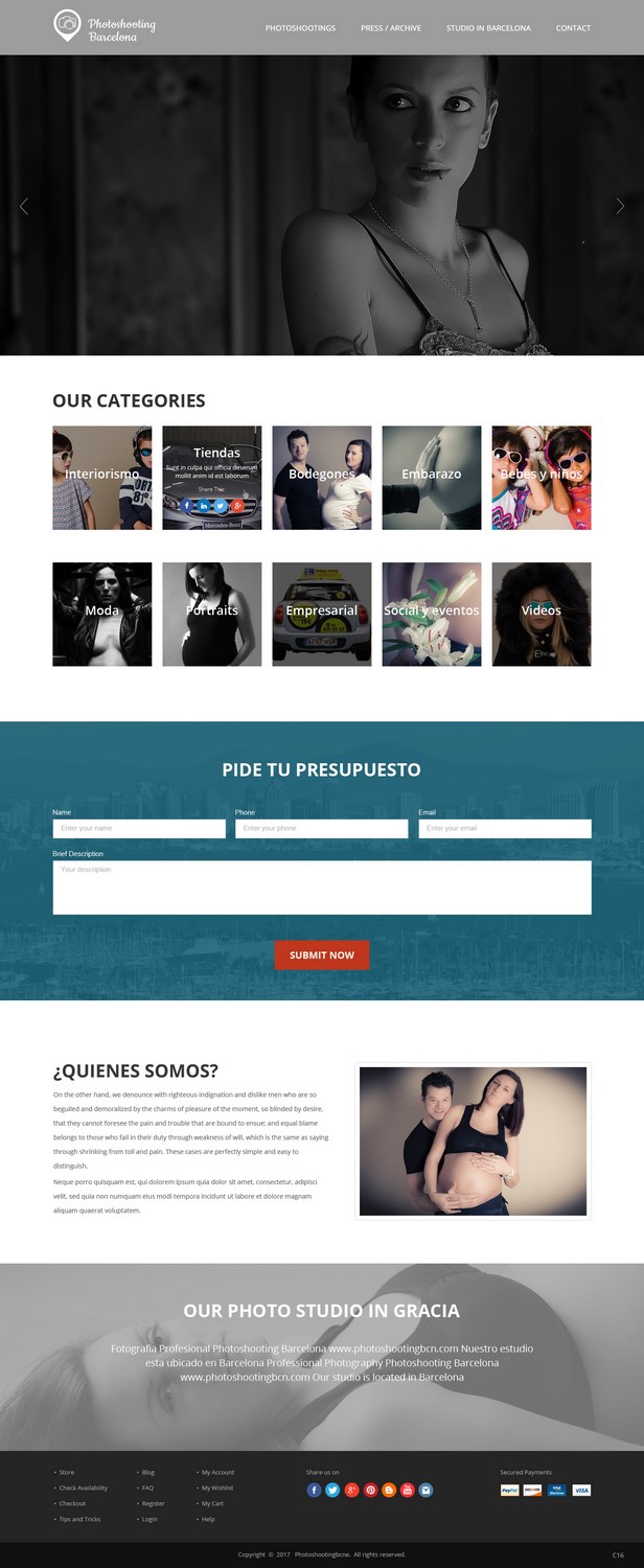 Web Design by pb for Art Studio Bernal Saccon S.L. | Design #16905165