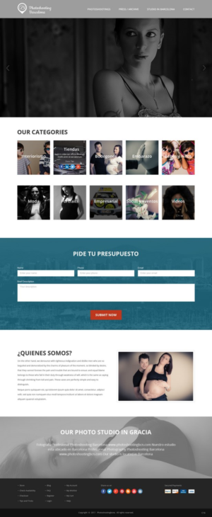 Web Design by pb for Art Studio Bernal Saccon S.L. | Design: #16905165