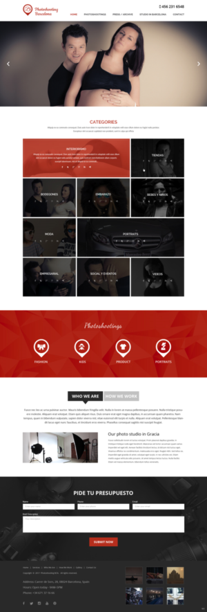 Web Design by pb for Art Studio Bernal Saccon S.L. | Design: #16986133