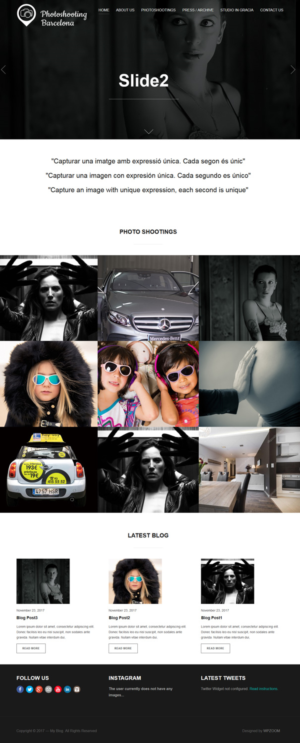 Website for a photo studio (re-make) > more graphic & intuitive | Web Design by CharaFathimalil