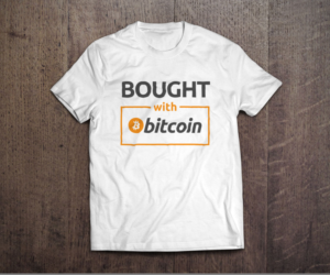 Bought with Bitcoin | Diseño de Camiseta por elenaivanova